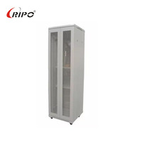 Armoire de télécommunications RIPO de haute qualité 186010PM/G, 19 pouces, sur pied, 18U, 600x1000mm, gris, acier laminé à froid SPCC, conforme aux normes ANSI/EIA