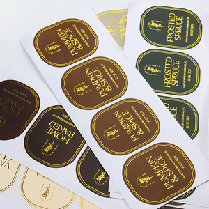 Printing Waterproof Print Drop Liquid Adhesive Packaging logo Sticker Dropper Custom Cosmetic Essential Oil Label for Bottle