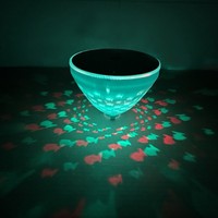 Lampe flottante solaire LED d'extérieur, projecteur lumineux creux pour bassin, décoration de cour, éclairage paysager de piscine