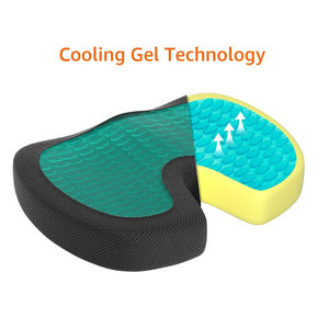 <span class=keywords><strong>Coussin</strong></span> de siège <span class=keywords><strong>ergonomique</strong></span> en mousse à mémoire de forme, <span class=keywords><strong>coussin</strong></span> rafraîchissant respirant en <span class=keywords><strong>bambou</strong></span> avec tissu personnalisé pour une utilisation prolongée - Product Image 4