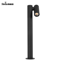 Eunavia — polo LED en aluminium imperméable conforme à la norme IP65, luminaire d'extérieur, borne lumineuse réglable, idéal pour un jardin, un sentier ou un sentier, 6W