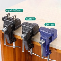 Mini étau de serrage fixe en acier moulé pour établi