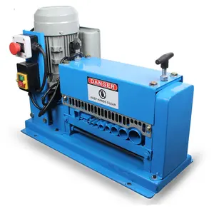 best functional coaxial cable stripping machine V-038m recycle armored copper wire range 0-38mm wire stripping machine cable