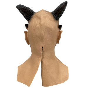 DAMAI Halloween Demon King Latex Mask With <b>Bull</b> Horns Scary <b>Costume</b> Party Decoration - Product Image 6