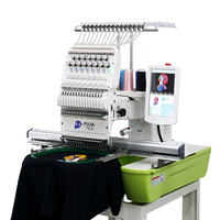 Nouvelle Machine à Broderie de Casquettes FUJA à Tête Unique et 15 Aiguilles, Haute Précision, Informatisée, à Roulement Motorisé, pour Usage Domestique - Grande Promotion