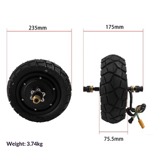 สกู๊ตเตอร์ไฟฟ้า Kukirin Pro DB 48V 600W มอเตอร์ล้อหลัง ยางแบบไม่มียางในขนาด 9x30-55 รุ่น KDH-Kirin-406 ดีไซน์ยางแบบไม่มียางใน ลดปัญหาการรั่วซึมของยาง - Product Image 6
