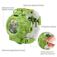 Montre robot transformable 3 en 1, montre numérique pour enfants avec projection, jouets robot transformables pour garçons et filles de 3, 4, 5 à 10 ans