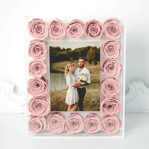 Cornice di rosa incantata naturale preservata reale regali di san valentino romantici all'ingrosso - Product Image 6