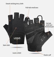 Guantes de Gimnasio al por Mayor, Medios Dedos, Antideslizantes, con Almohadilla de SBR para Absorción de Impactos, para Ejercicio, Fitness y Levantamiento de Pesas