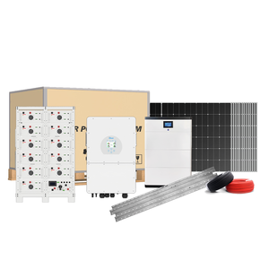 ระบบติดตั้งแผงโซลาร์เซลล์แบบออฟกริด 10 กิโลวัตต์ พร้อมแบตเตอรี่ลิเธียม ระบบไฮบริดครบชุด 30 กิโลวัตต์ สำหรับบ้าน - Product Image 1