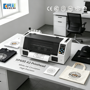 <span class=keywords><strong>Impresora</strong></span> Plana DTF A3 KECAI de Escritorio, la Mejor <span class=keywords><strong>Impresora</strong></span> Pequeña de 30 cm con Cabezal XP600 para Impresión de Camisetas con Película PET - Product Image 1