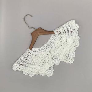 High Quality <b>White</b> <b>Lace</b> Hollow Out Detachable Embroidery Necklace Collar Women 's Clothing Accessories - Product Image 2