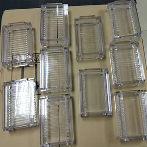 Pièces transparentes de moulage en plastique transparent en polycarbonate CNC SLA résine Transparent clair impression 3D pièces PMMA