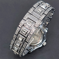 Montres à quartz MISSFOX, marque de mode, style streetwear, hip-hop, unisexe, avec diamants brillants, bijoux pour mariage et fête, nouvelle collection, dropshipping