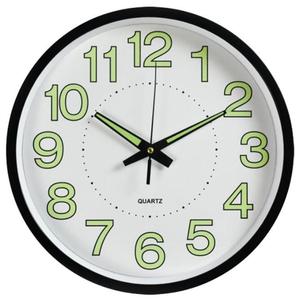 Modern Design Home <b>Decor</b> Plastic Luminous <b>Wall</b> <b>Clock</b> for Bedroom Living Room Glowing in the Dark - Product Image 4