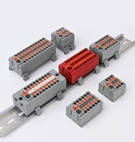 Steckbarer Führungsschienen-Installationskabelverbinder LT-PTF6X2.5-6D – Ein-Eingang, Mehrfachausgang, Großkopf-Klemmenblock