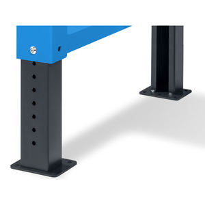 Banco de trabajo ajustable azul Fami Master de 150cm con 4 cajones, tornillo de banco y 4 enchufes - Product Image 2