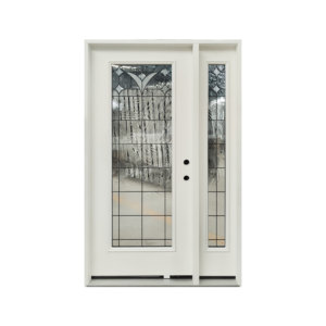 Puerta de fibra de vidrio duradera e impermeable del proveedor chino para entrada al aire libre con apertura de un solo lado para hoteles y exteriores - Product Image 5