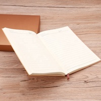 Carnet d'agenda A5 personnalisé en bambou avec stylo, ensemble cadeau de papeterie d'entreprise, journal professionnel