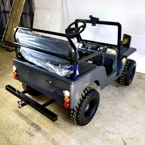 Remorque pour VTT, Jardin et Ferme avec Panneaux Latéraux Amovibles en Acier - Product Image 1