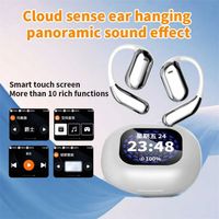 Q16 Pro Affichage LED Écouteurs Écran tactile Traducteur AI sans fil avec ANC Double réduction de bruit Airbuds Écouteurs sans fil