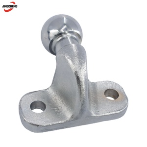 <span class=keywords><strong>Bola</strong></span> de <span class=keywords><strong>Remolque</strong></span> de 2 Orificios y 50 mm, <span class=keywords><strong>Bola</strong></span> de Enganche para <span class=keywords><strong>Remolque</strong></span> de Acero al Carbono Galvanizado para Automóviles, Remolques y Caravanas - Product Image 1