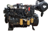 Compresseur AC 4 temps à démarrage électrique, refroidi par eau, moteur multicylindre 150cc avec roulement pour pelle sur chenilles