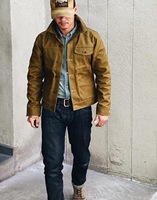 Veste de travail en toile cirée 100% coton pour homme, veste utilitaire vintage, coupe régulière, tailles S-3XL, OEM ODM