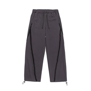 <span class=keywords><strong>Pantalon</strong></span> droit pour <span class=keywords><strong>homme</strong></span> en coton avec cordon de serrage, coupe décontractée, <span class=keywords><strong>taille</strong></span> haute, grandes tailles, coupe ample, 6XL 7XL - Product Image 1