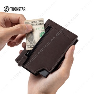 Tilonstar TVC503ที่ใส่บัตรเครดิตอลูมิเนียมหนังแบบบางความจุมากสำหรับการเดินทางหรือชีวิตการทำงาน - Product Image 5