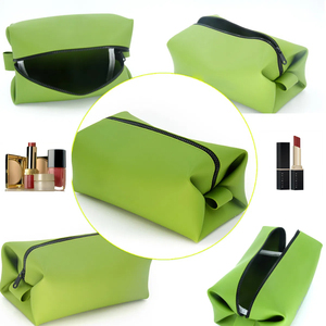 Bsci Certification Silicone Portable Cosmetic Makeup Bag Waterproof <b>Toiletry</b> <b>Storage</b> Bag Women Capacity Travel with Zipper - Product Image 1