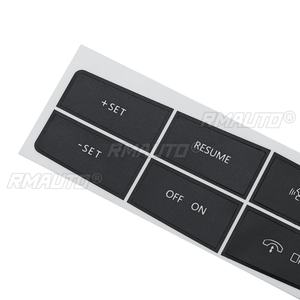 Nouveaux autocollants de réparation pour boutons de commande du volant de voiture pour Ford Mustang 2010 2011 2012 - Product Image 4