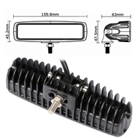 Feux de travail LED bicolores DC12V blanc + jaune, feux antibrouillard pour voiture, accessoires d'éclairage extérieur pour SUV, camion, VTT, tout-terrain