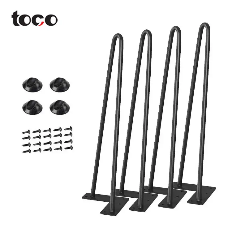 Toco Bureau Korte Metalen Pin Benen Sofa Stand 16 Inch Metalen Tafel Benen 18 Hoge Metalen Tafelpoten Voor bureau