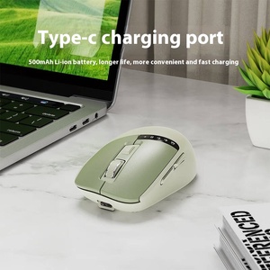 EWEADN Q2 çift mod RGB arkadan aydınlatmalı hafif taşınabilir kablosuz şarj edilebilir mekanik oyun fare toptan Officing fare - Product Image 4