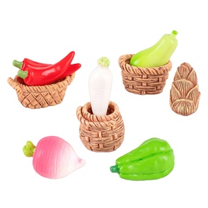 ของเล่นจำลองอาหารผักและผลไม้ขนาดเล็ก อุปกรณ์เสริม DIY สำหรับตกแต่งร้านกาแฟ ร้านอาหาร บ้าน และครัว - Product Image 2
