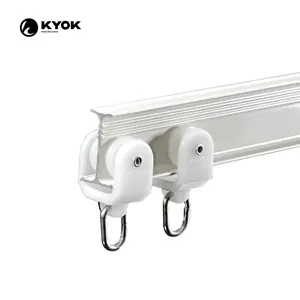 KYOK Venta caliente eléctrica confiable cortina pista motor de calidad de aleación de aluminio de la pista cortina doble pistas