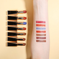 Gloss à lèvres hydratant effet verre scintillant minéral personnalisé OEM, maquillage pour les lèvres en vrac, rouge à lèvres marque privée petite série