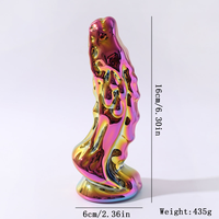 Ninghao SM Alien Glass Anal Plug Big Penis Pulling Comrade's Back Court Development Couple Abnormal Training Sex Toy