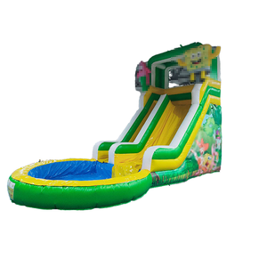 Parc aquatique commercial personnalisable, <span class=keywords><strong>trampoline</strong></span> gonflable pour enfants en plein air, piscine, toboggan aquatique, château pour jeux d'été - Product Image 2