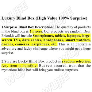 Mystery Long Worth Geschenkbox Glücks-Elektronik Zufallsboxen Blindbox Enthält Handy Tablet Uhr Kopfhörer Überraschung 3C Mystery Box - Product Image 2