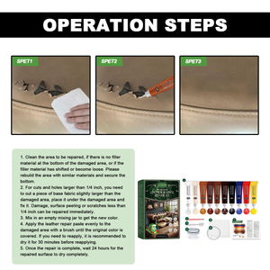 Jaysuing Furniture Kit de dix couleurs <span class=keywords><strong>canapé</strong></span> chaussures en <span class=keywords><strong>cuir</strong></span> remise à neuf décontamination réparation de fissures - Product Image 5