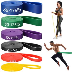 Banda de Resistencia de TPE de Alta Calidad de 5-280 lb para Ejercicios de Estiramiento Corporal, Yoga, para Hombres y Mujeres, Correas de Tensión, Cuerdas de Yoga - Product Image 1