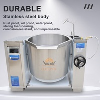 Ehelper machine industrielle gaz bonbons cuiseur 100 lait gaz réservoir d'ébullition