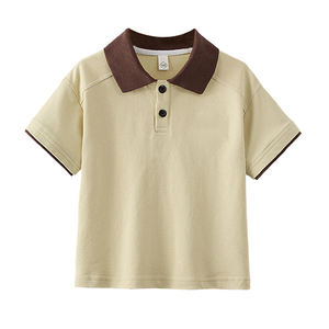 Camiseta Polo Personalizable para Niños, Verano 2026, Estilo Coreano, Camiseta de Manga Corta para Niños, Camiseta Informal Delgada para Bebés - Product Image 5