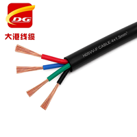 Câble électrique super flexible H05VV-F, cuivre pur à 99,95 %, fil multiconducteur 300/500 V pour applications de câblage intérieur, personnalisable