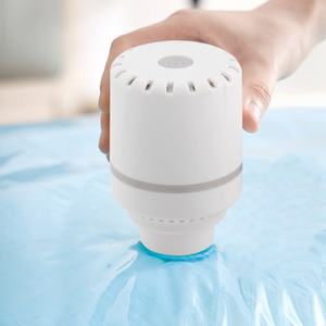 Spina europea <span class=keywords><strong>pompa</strong></span> elettrica portatile bianca multifunzione a compressione <span class=keywords><strong>sottovuoto</strong></span> borse di stoccaggio salvaspazio abbigliamento uso viaggio - Product Image 4