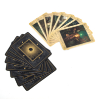 Boîte d'emballage de luxe avec impression de logo personnalisé, grand jeu de cartes de tarot Oracle écologiques avec guide