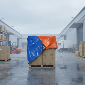 Bâche PE économique, personnalisable en poids et couleur, imperméable, traitée anti-UV, enduite, anti-moisissure, 160-220 g/m², avec <span class=keywords><strong>barre</strong></span> noire pour une résistance accrue - Product Image 4