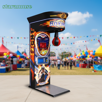 Machine de boxe arcade Dragon Fist personnalisée avec accepteur de billets, jeux de rue à monnayeur pour boxeurs, version anglaise